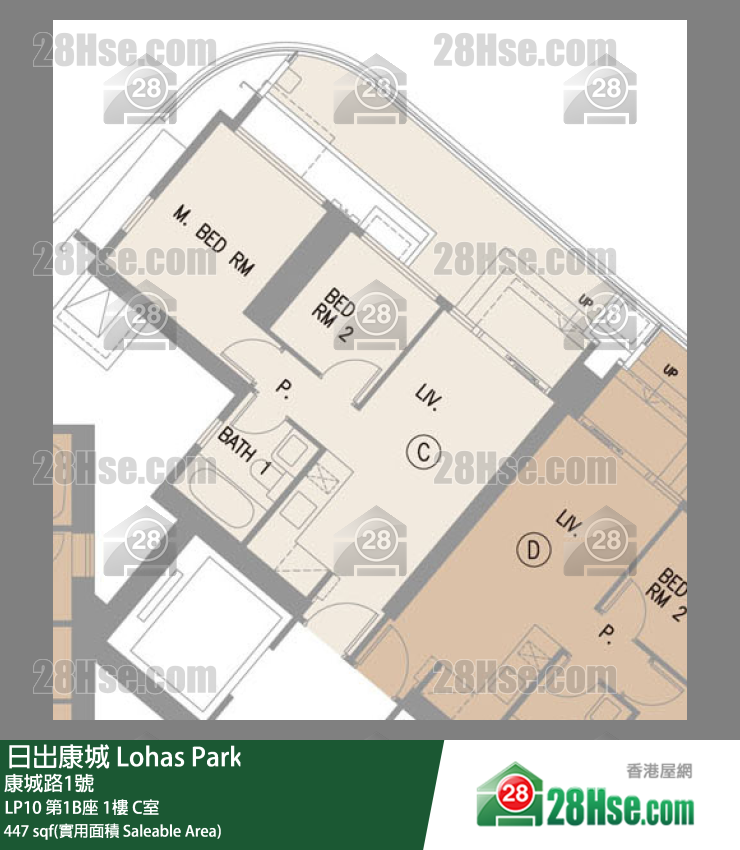 LP10 第1B座 1楼 C室 平面图