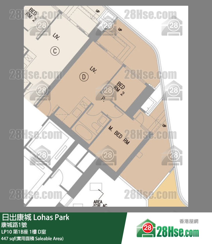 LP10 第1B座 1楼 D室 平面图