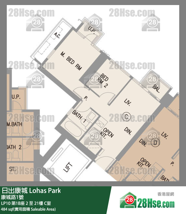 LP10 LP10 第1B座 10楼 C室 平面图