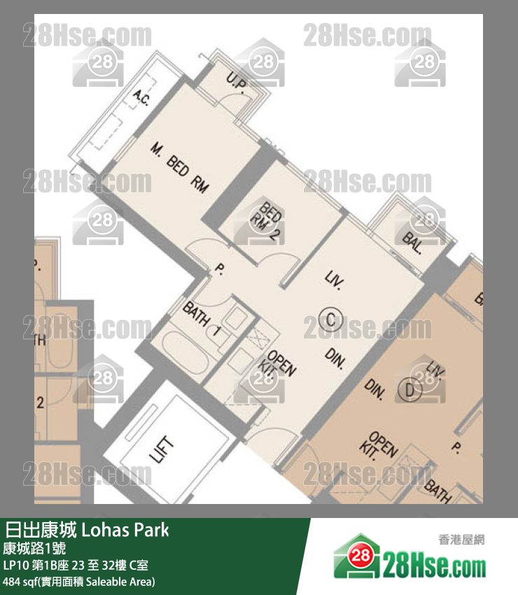 LP10 LP10 第1B座 32楼 C室 平面图