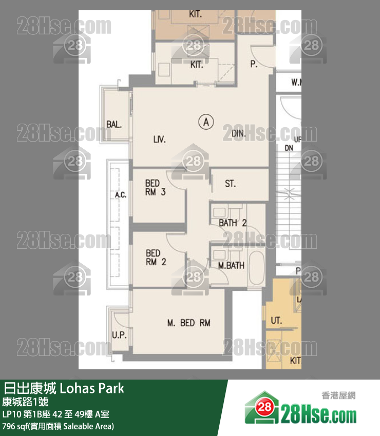 LP10 单位平面图(由 28Hse 提供)
