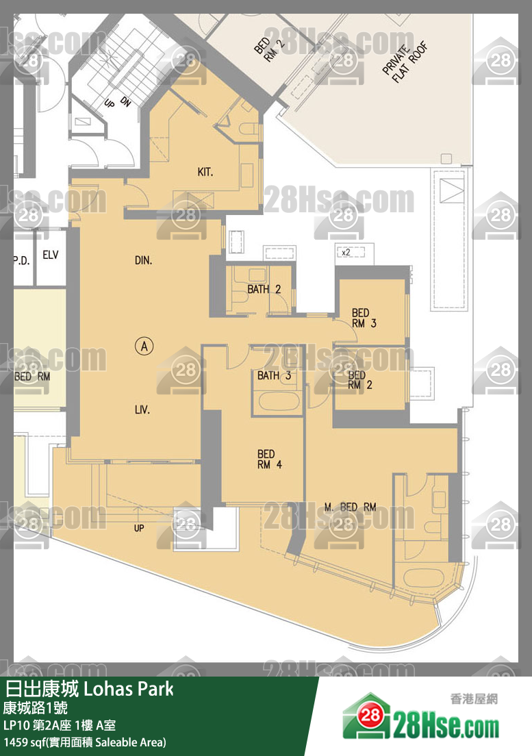 LP10 LP10 第2A座 1楼 A室 平面图