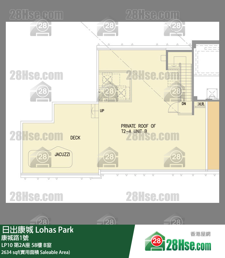 LP10 第2A座 58樓 B室 平面圖