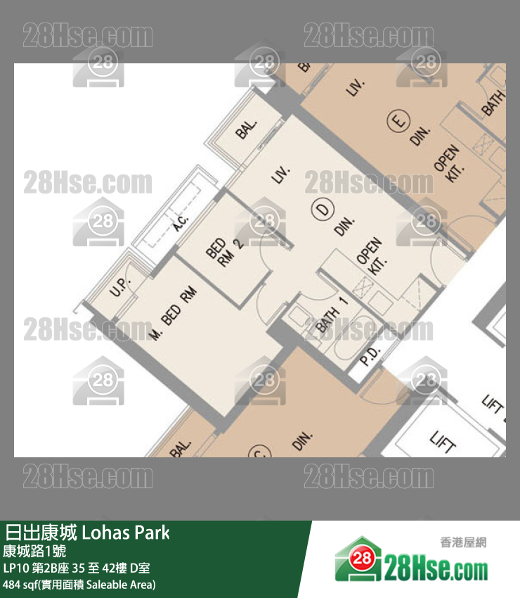 LP10 LP10 第2B座 41楼 D室 平面图