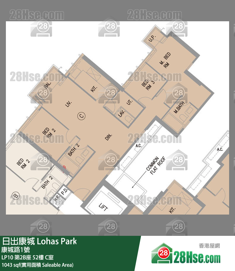 LP10 LP10 第2B座 52楼 C室 平面图