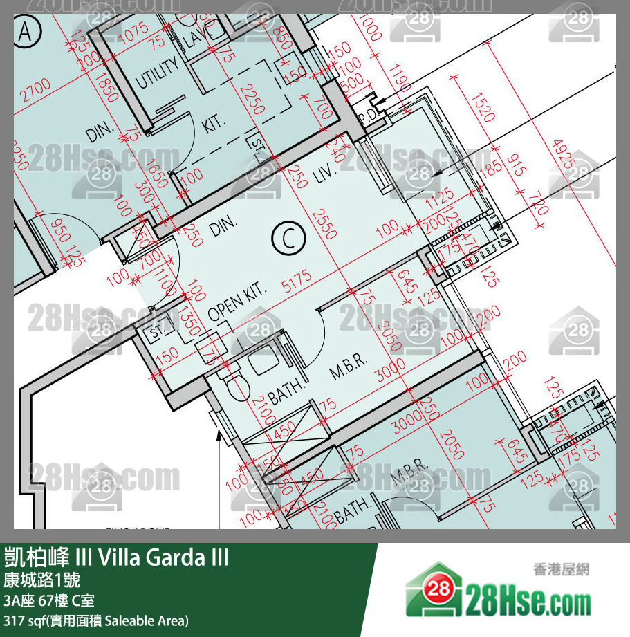 Villa Garda Iii Unit FloorPlan (Provided by 28Hse)