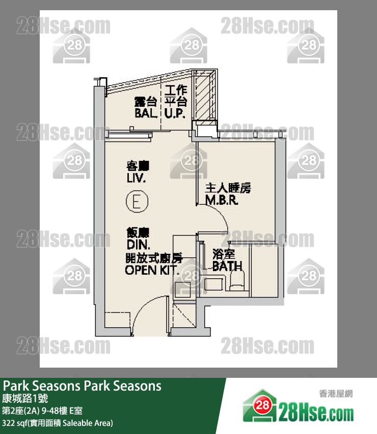 Park Seasons Unit FloorPlan (Provided by 28Hse)