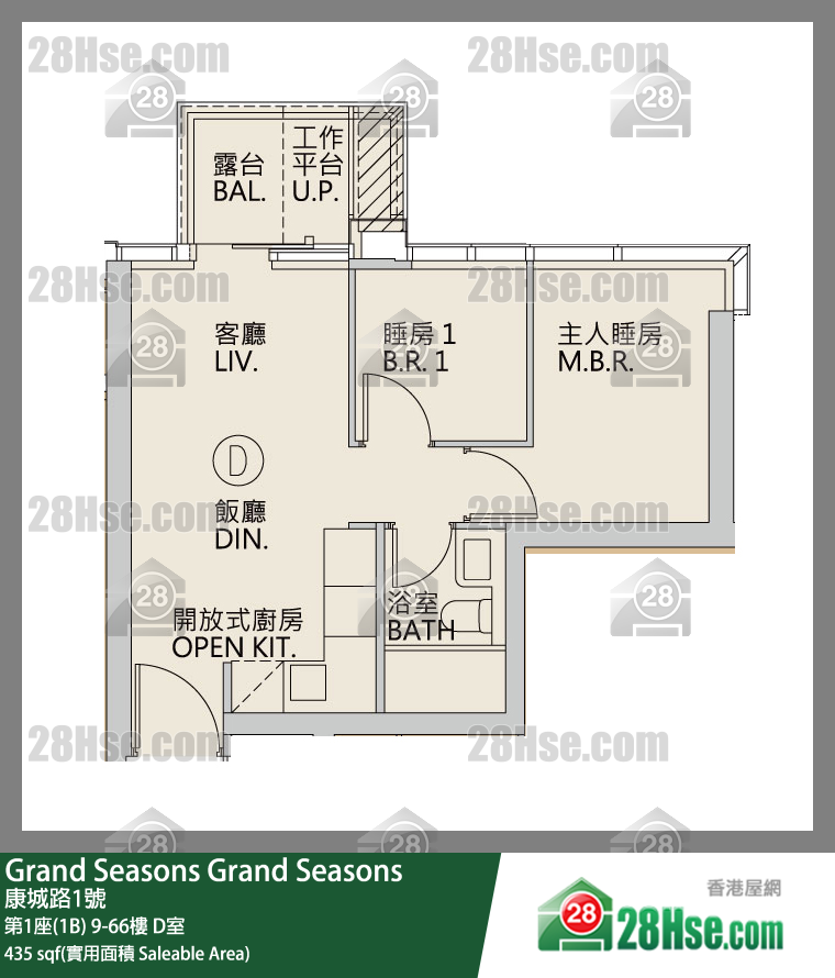 Grand Seasons Unit FloorPlan (Provided by 28Hse)