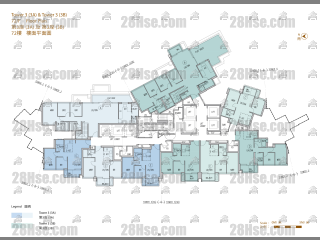Tower 3(3b) 7/f To 72/f FloorPlan