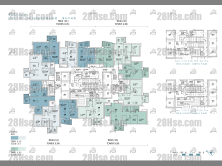Seasons Place 3B座 50-66樓 平面圖