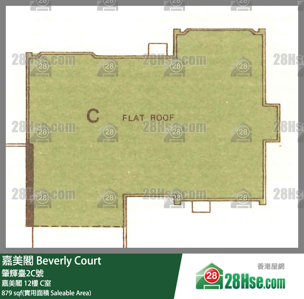 嘉美閣 嘉美閣12樓 C室 平面圖