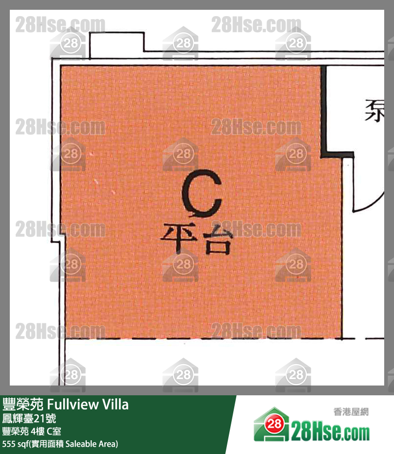 丰荣苑 丰荣苑 4楼 C室 平面图