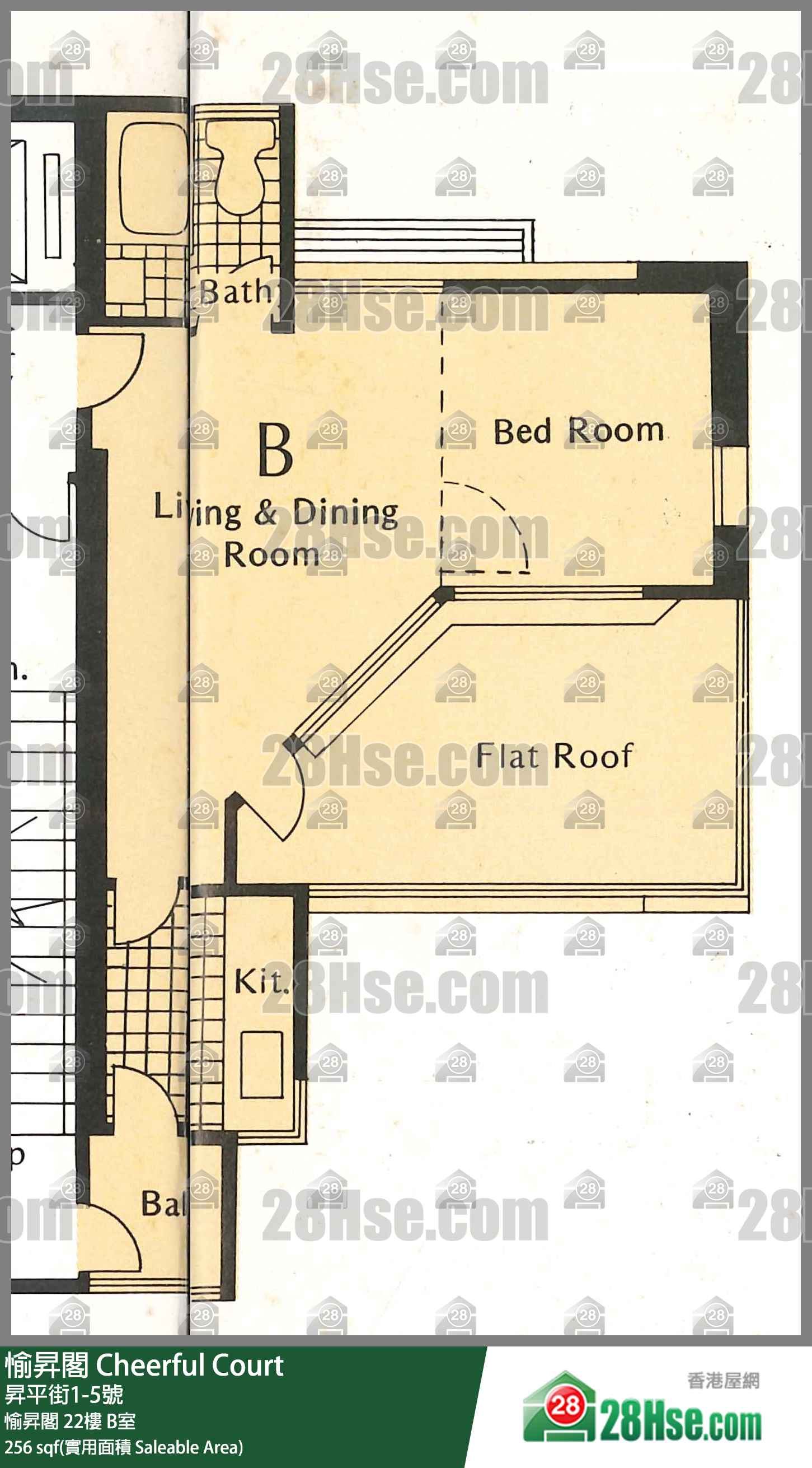 Cheerful Court Unit FloorPlan (Provided by 28Hse)