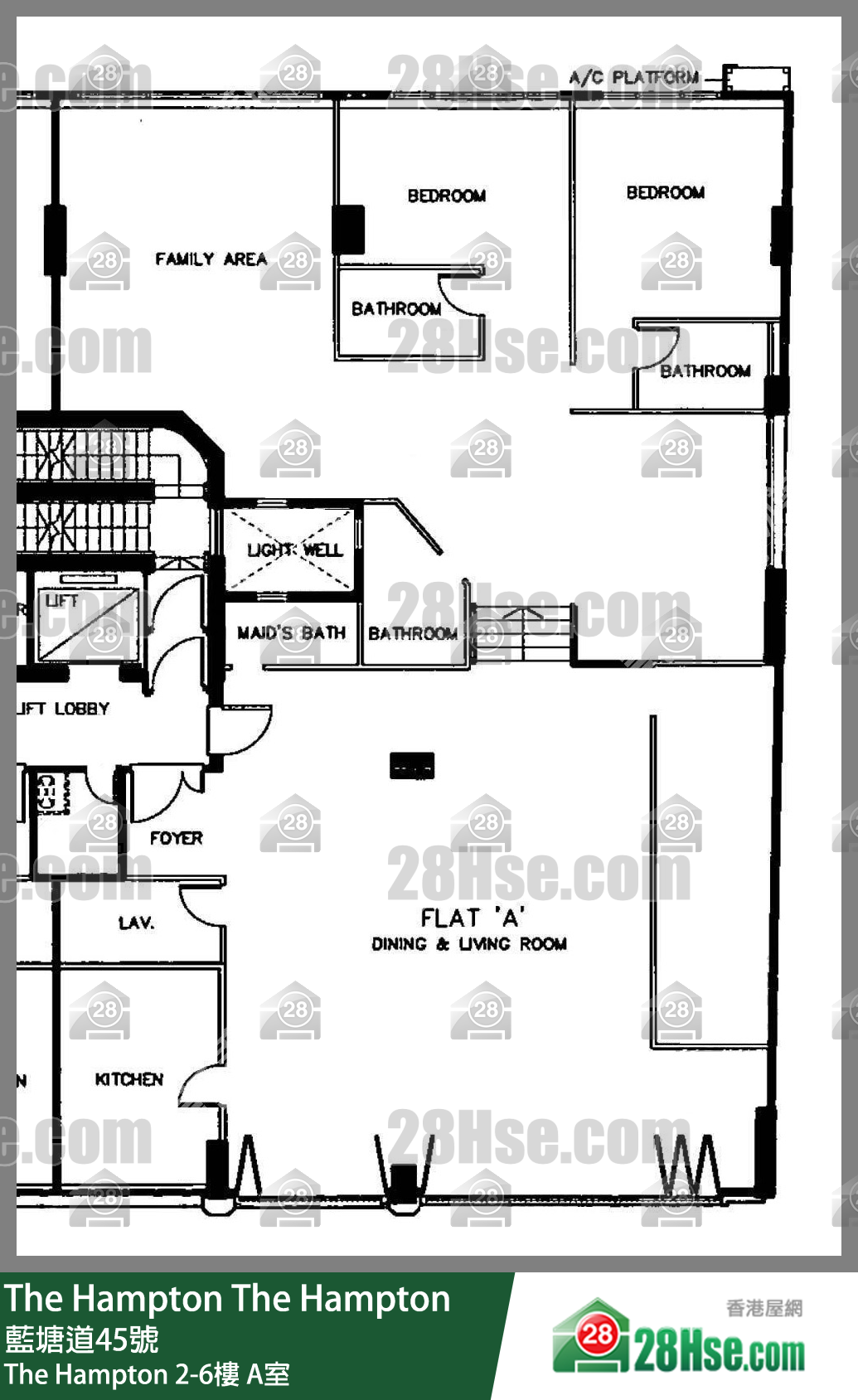 The Hampton, Flat A, 6/F, The Hampton FloorPlan