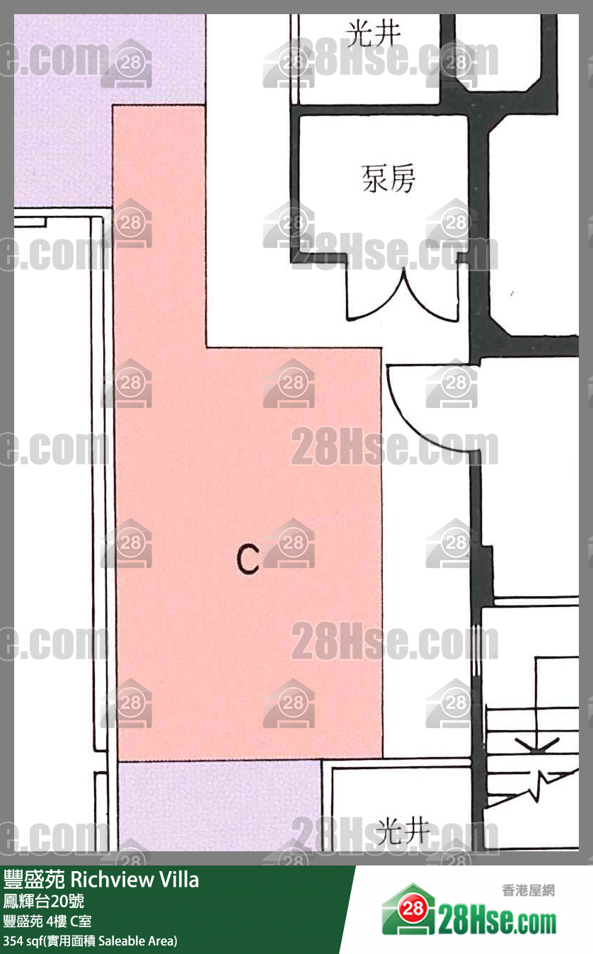 丰盛苑 丰盛苑4楼 C室 平面图