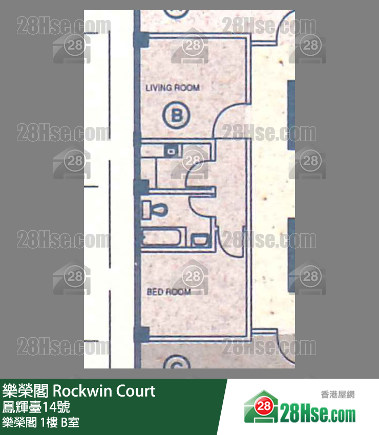 樂榮閣 樂榮閣1樓 B室 平面圖