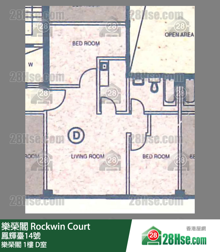 樂榮閣 樂榮閣1樓 D室 平面圖