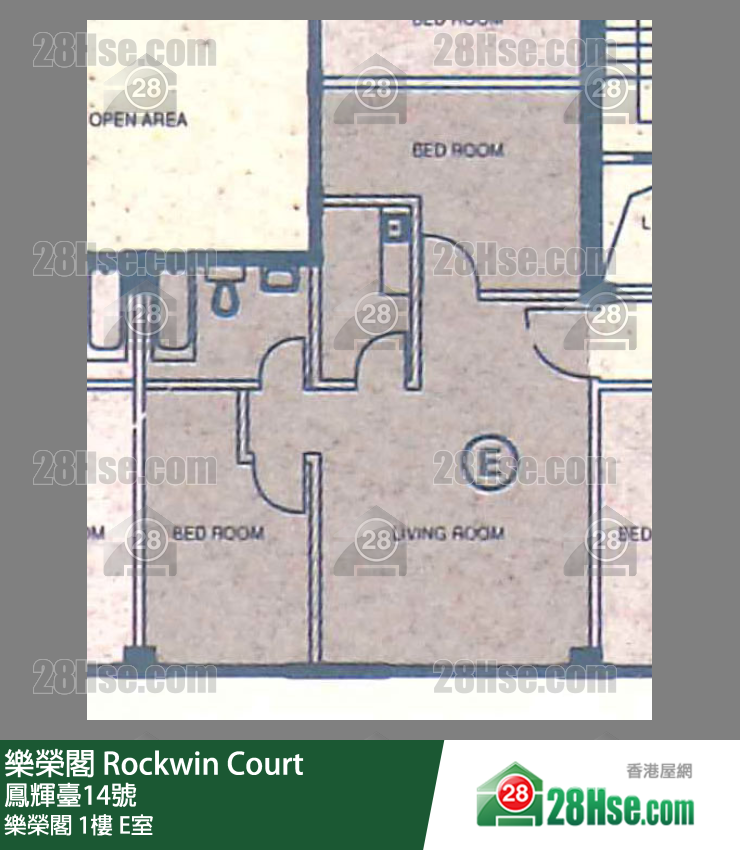 樂榮閣 樂榮閣1樓 E室 平面圖
