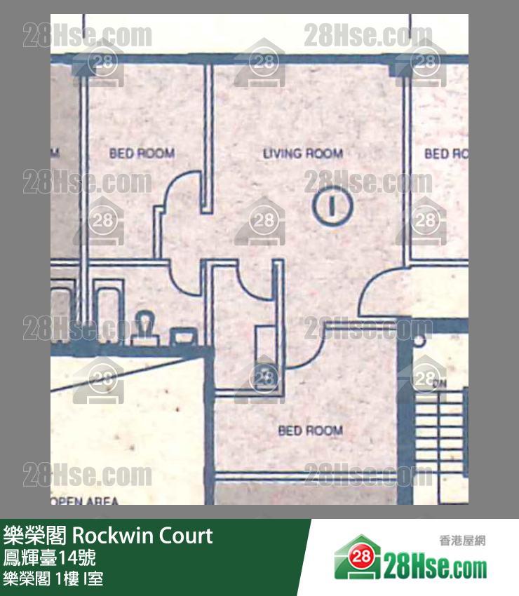 樂榮閣 樂榮閣1樓 I室 平面圖