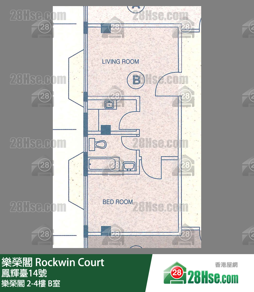 樂榮閣 樂榮閣4樓 B室 平面圖