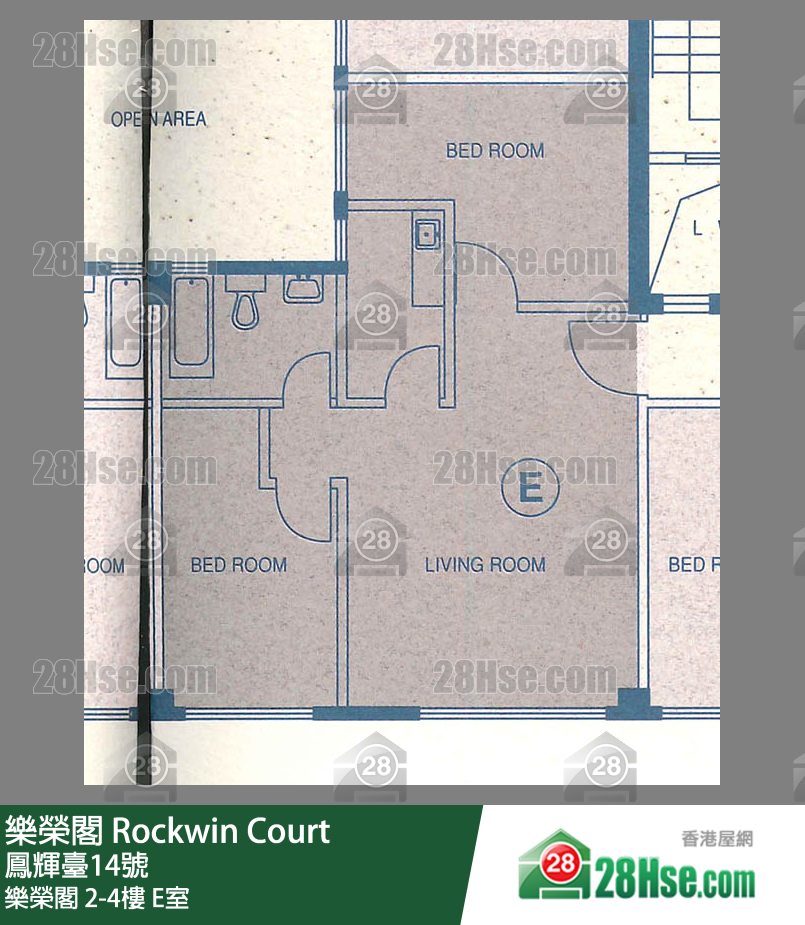 樂榮閣 樂榮閣3樓 E室 平面圖