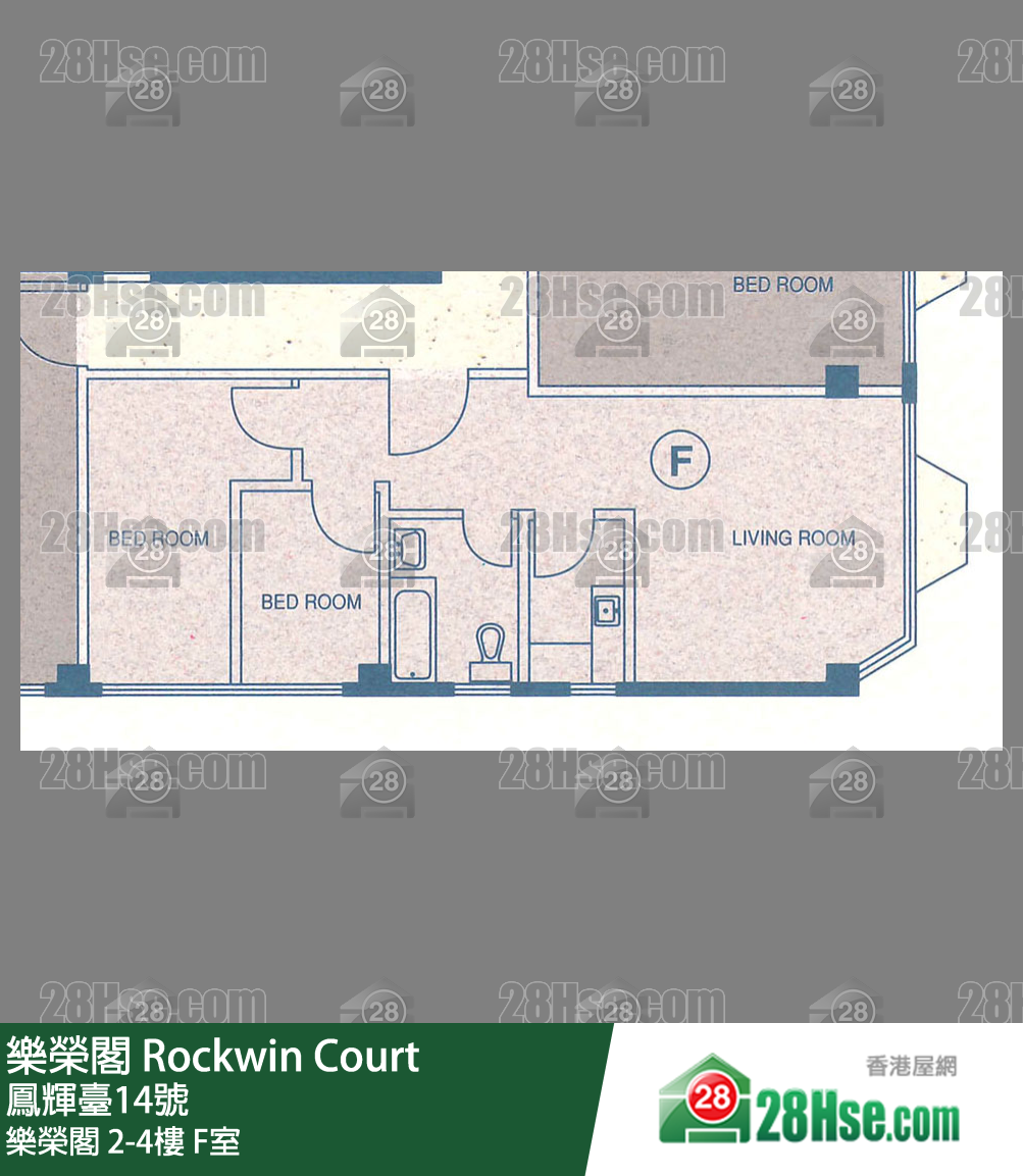 樂榮閣 單位平面圖(由 28Hse 提供) 樂榮閣 單位平面圖(由 28Hse 提供)