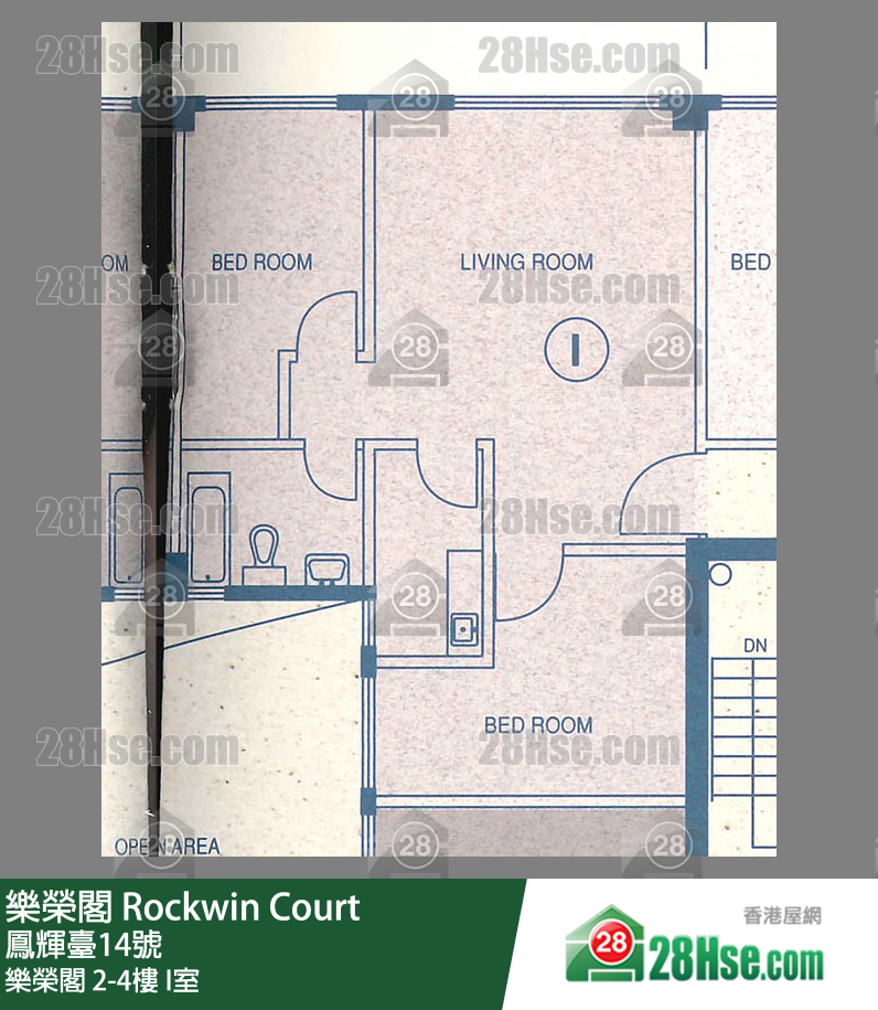 樂榮閣 樂榮閣2樓 I室 平面圖