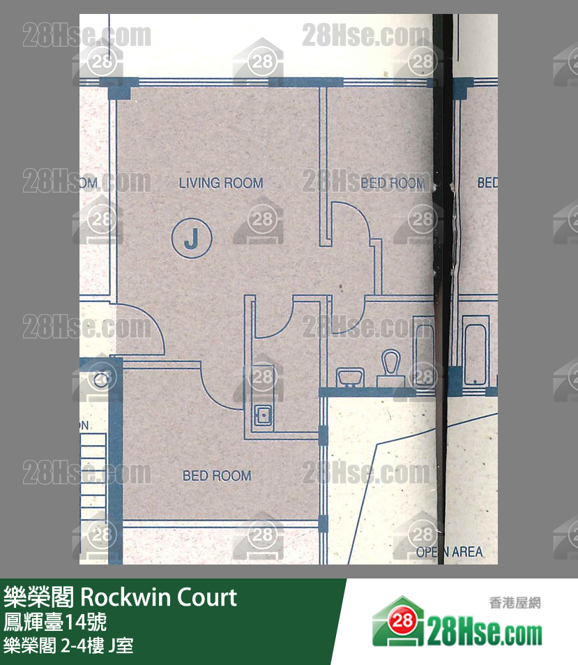 樂榮閣 樂榮閣3樓 J室 平面圖