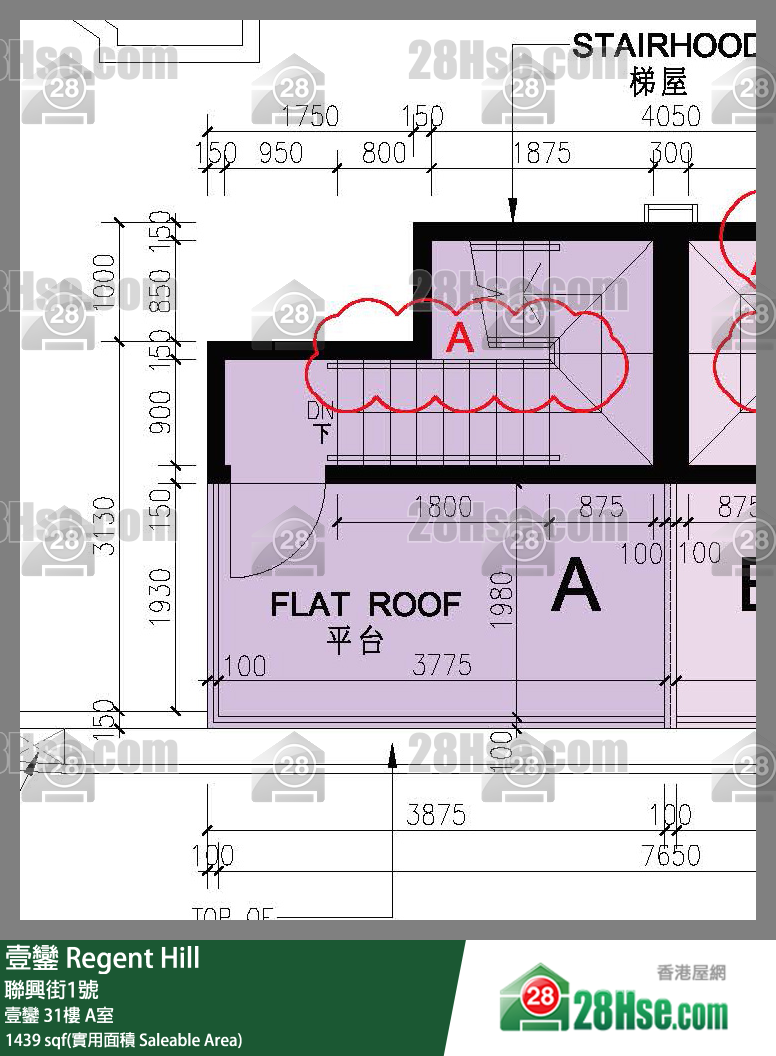 壹鑾 壹鑾 31樓 A室 平面圖