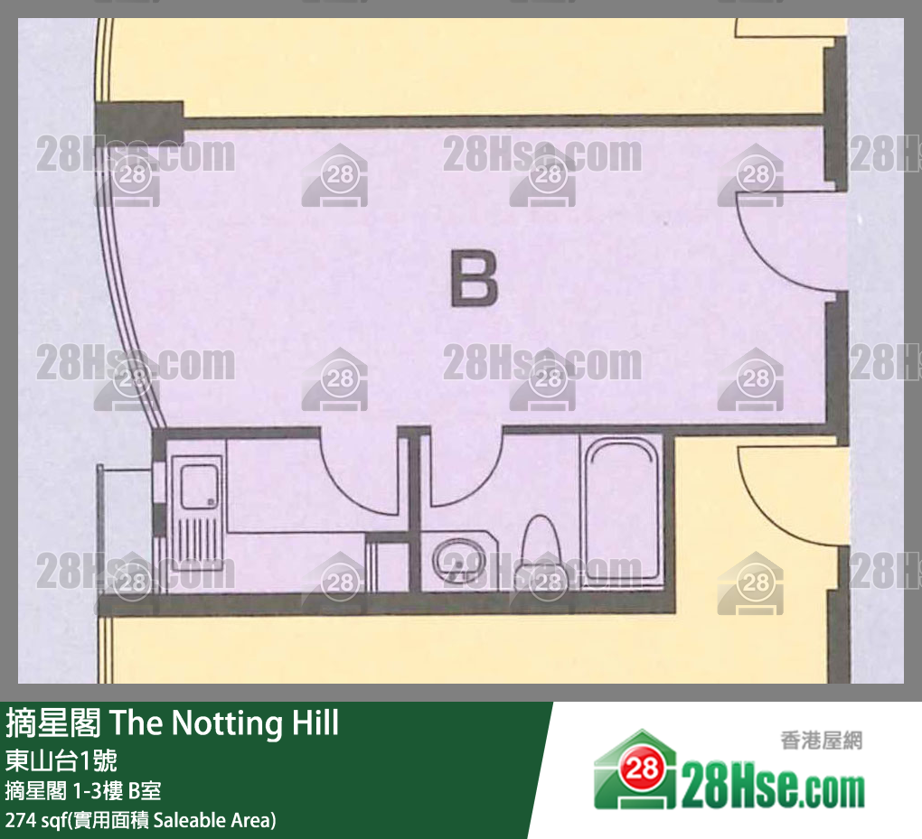 摘星閣 摘星閣3樓 B室 平面圖