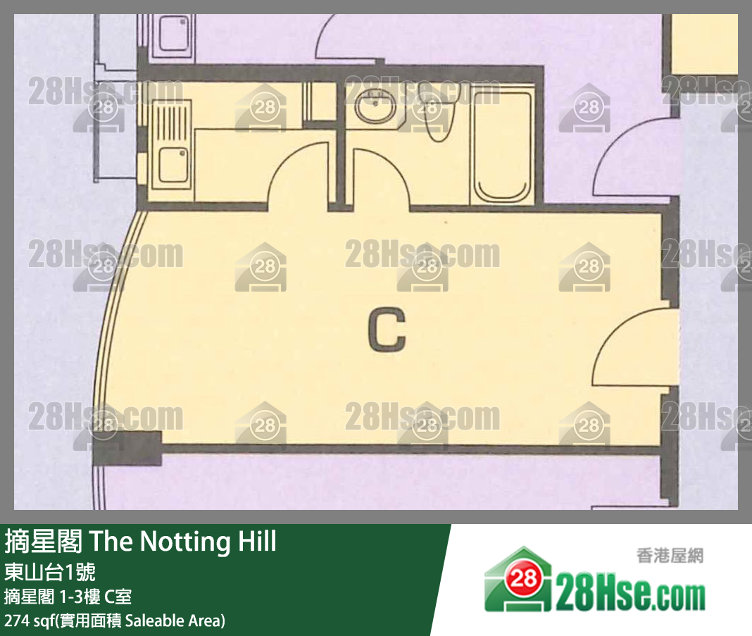 摘星閣 摘星閣1樓 C室 平面圖
