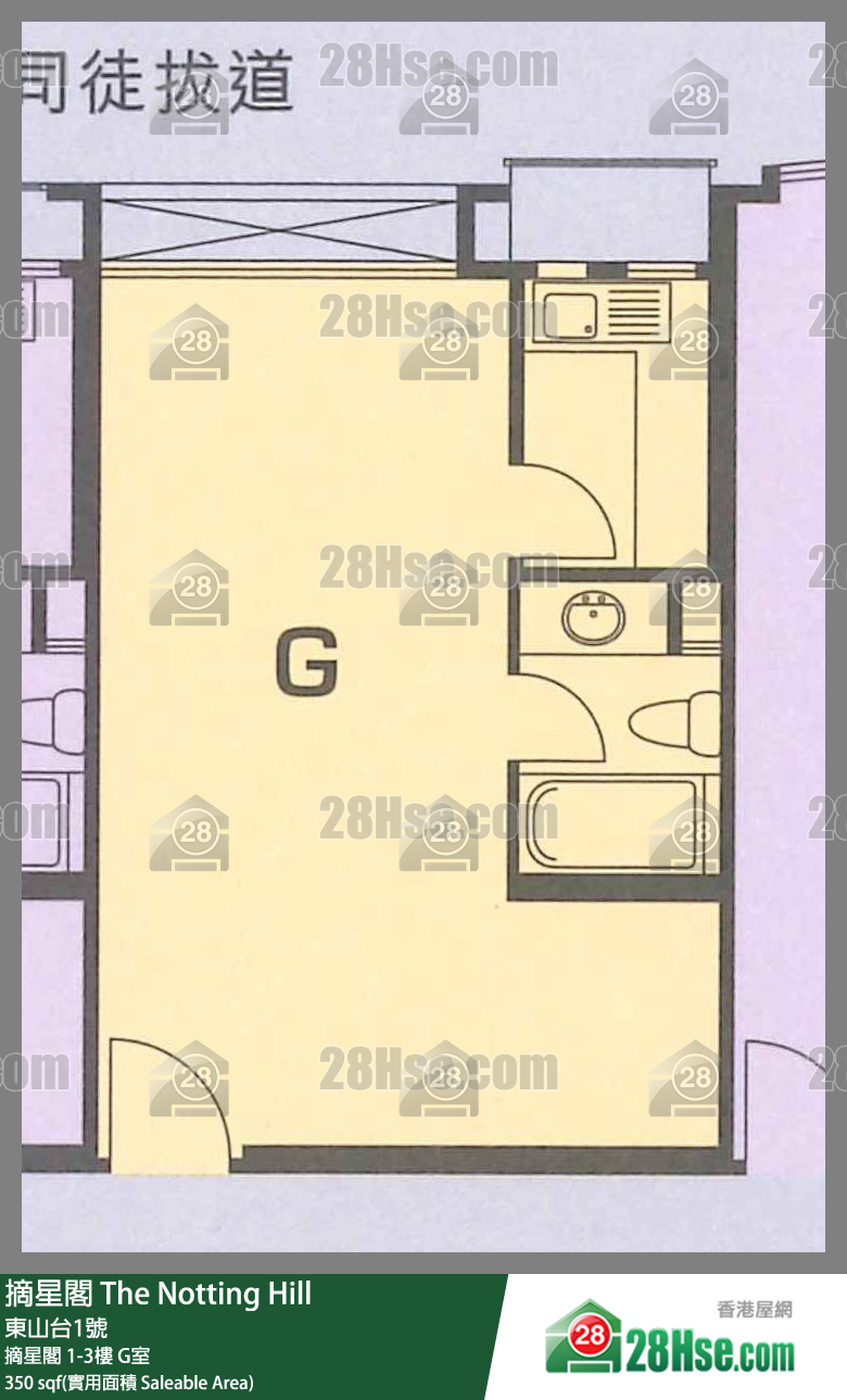 摘星閣 摘星閣 3樓 G室 平面圖