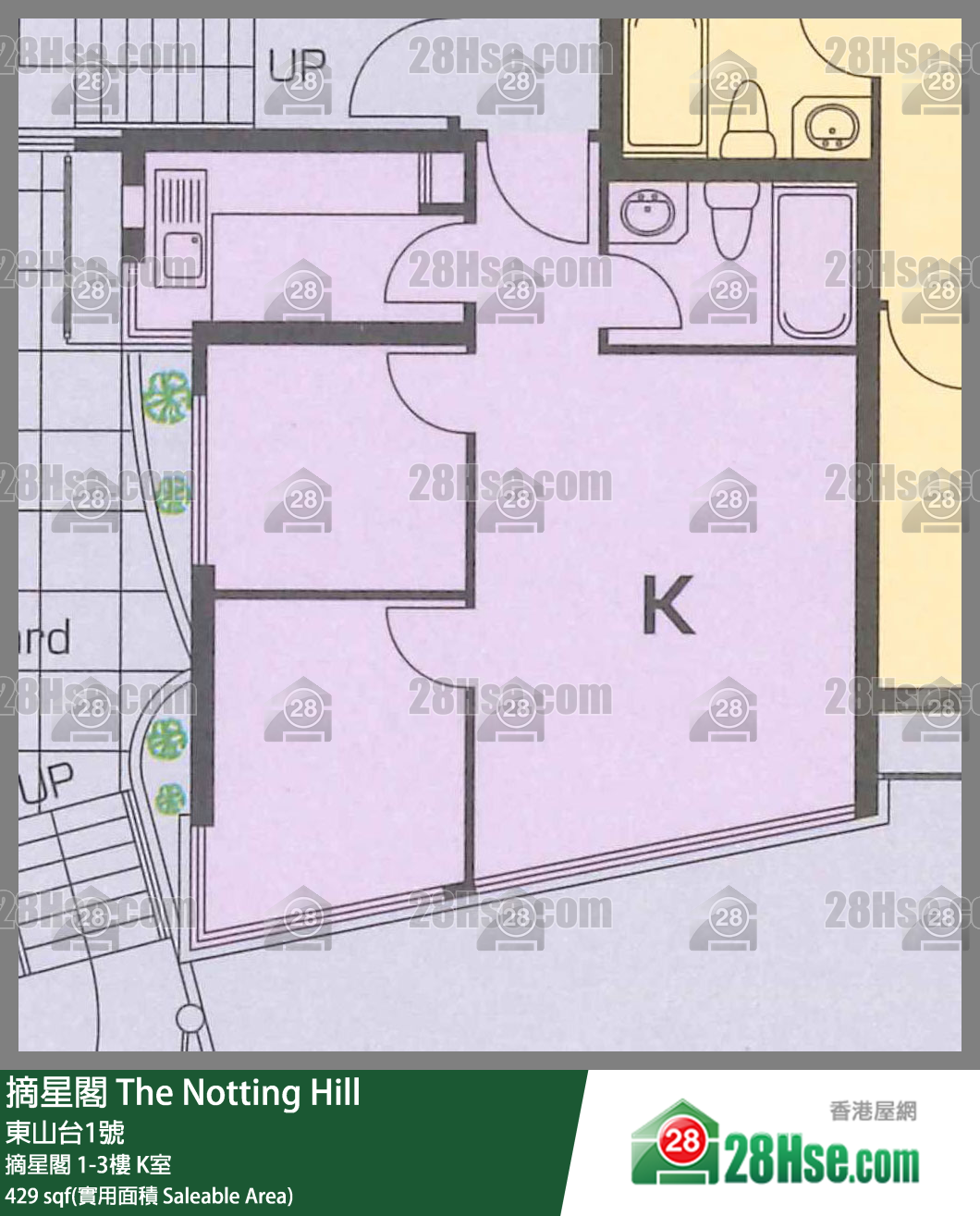 摘星閣 摘星閣3樓 K室 平面圖