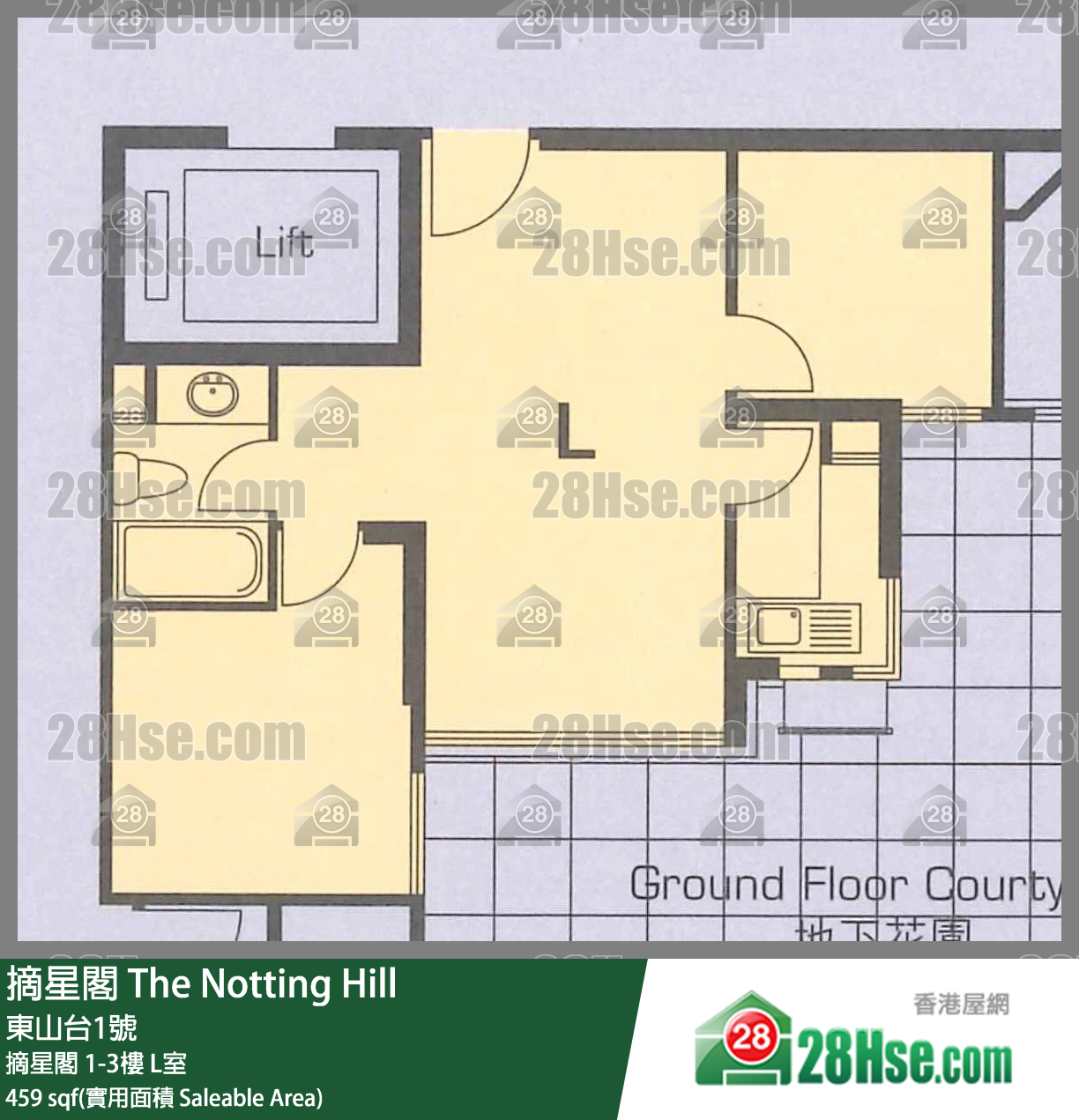 摘星閣 摘星閣1樓 L室 平面圖