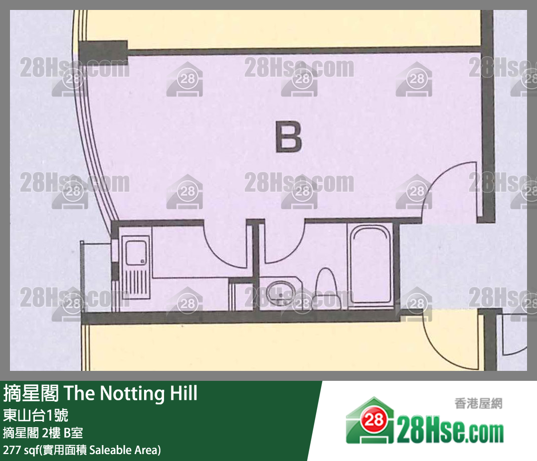 摘星閣 摘星閣 2樓 B室 平面圖