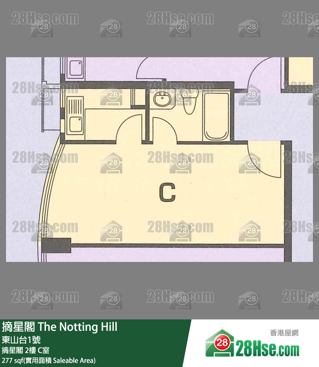 摘星閣 摘星閣2樓 C室 平面圖