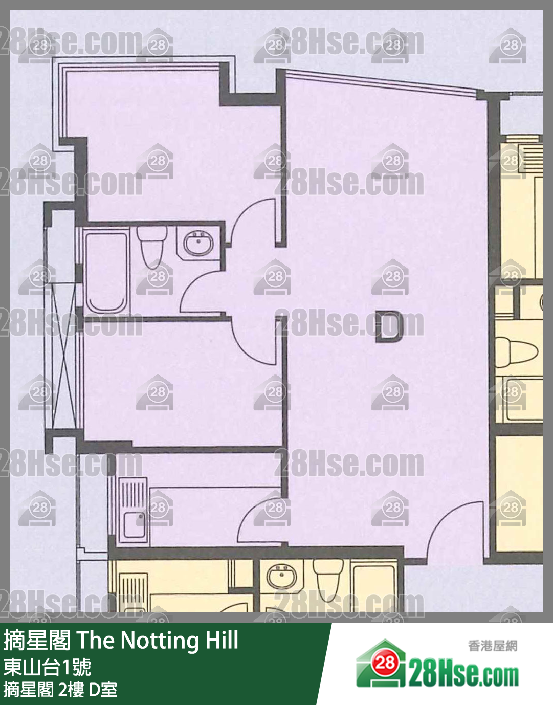 摘星閣 摘星閣2樓 D室 平面圖