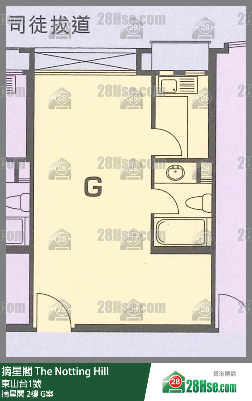 摘星閣 摘星閣2樓 G室 平面圖