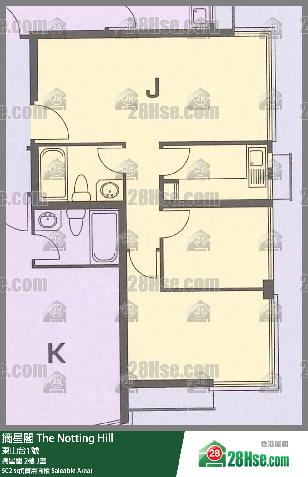 摘星閣 摘星閣 2樓 J室 平面圖