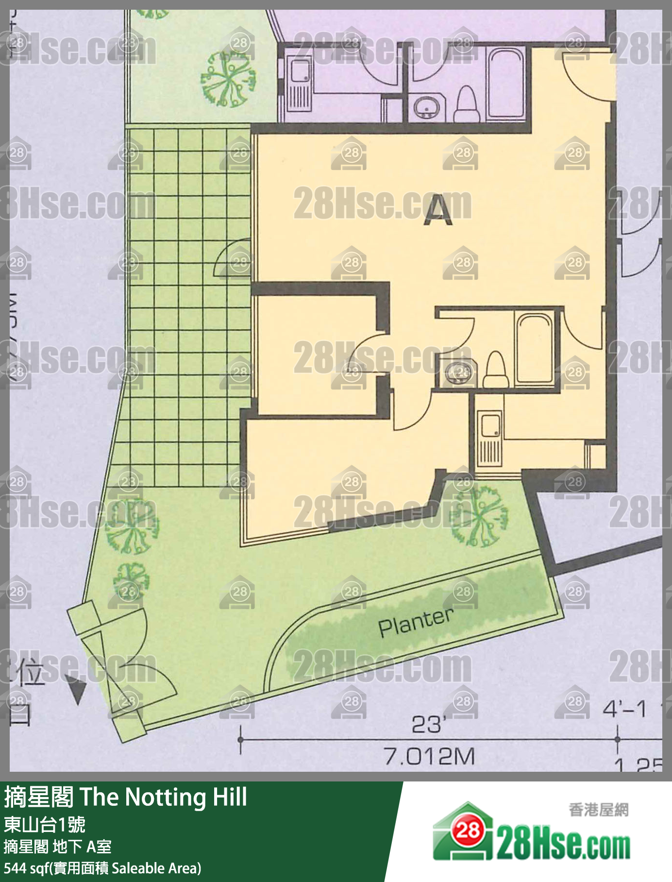 摘星閣 摘星閣 A室 平面圖