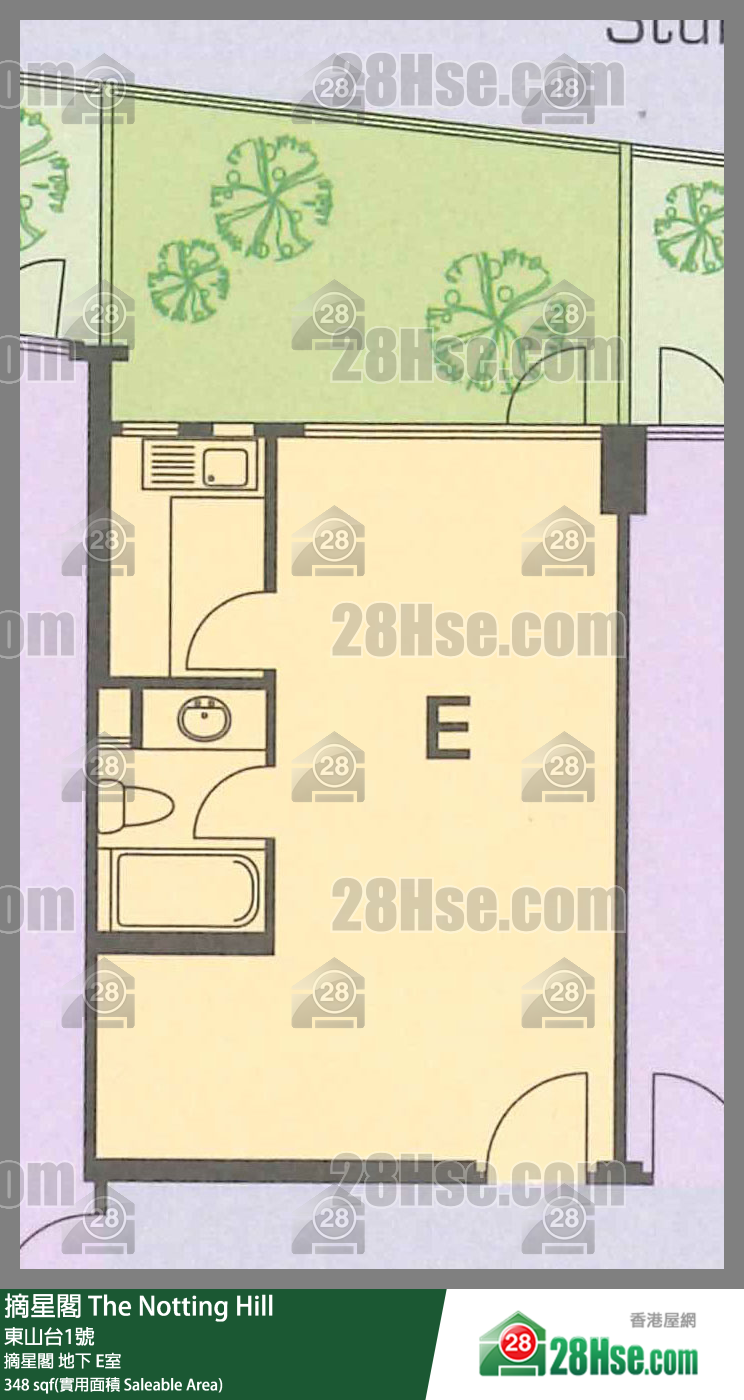 摘星閣 摘星閣 E室 平面圖