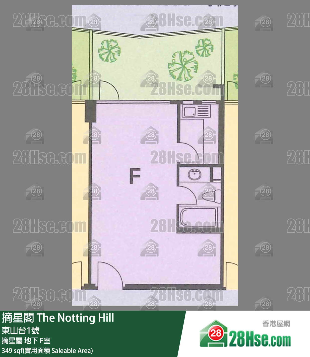 摘星閣 摘星閣 F室 平面圖