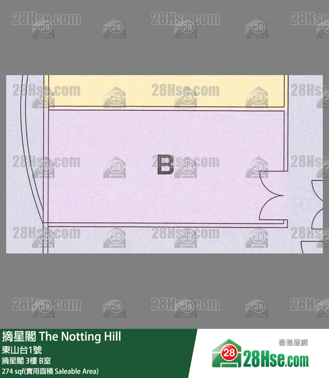 摘星閣 摘星閣3樓 B室 平面圖