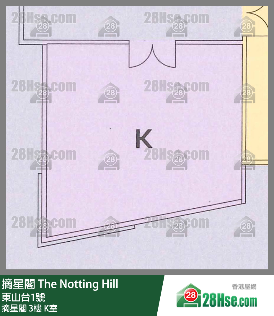 摘星閣 摘星閣3樓 K室 平面圖