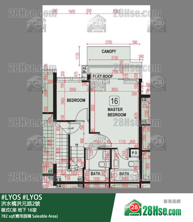 #LYOS 複式C座地下 16室 平面圖