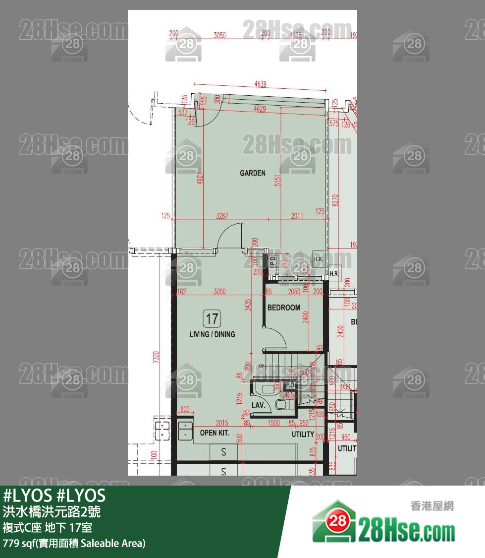 #LYOS 复式C座 17室 平面图