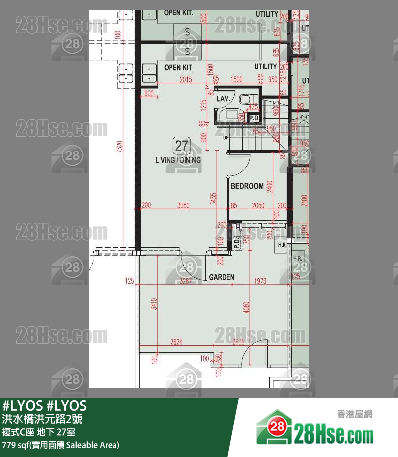 #LYOS 复式C座 27室 平面图