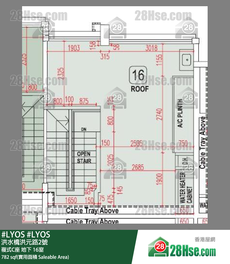 #LYOS 複式C座地下 16室 平面圖
