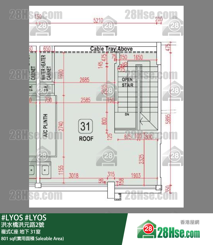 #LYOS 复式C座 31室 平面图