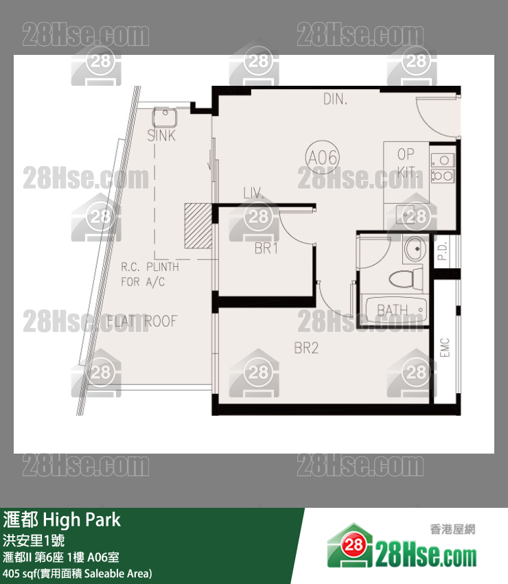 High Park Unit FloorPlan (Provided by 28Hse)